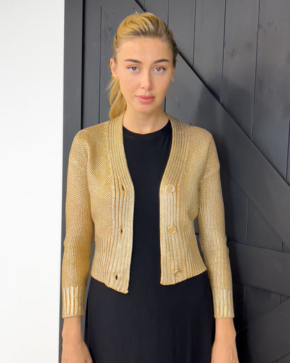 Painted Short Cardigan