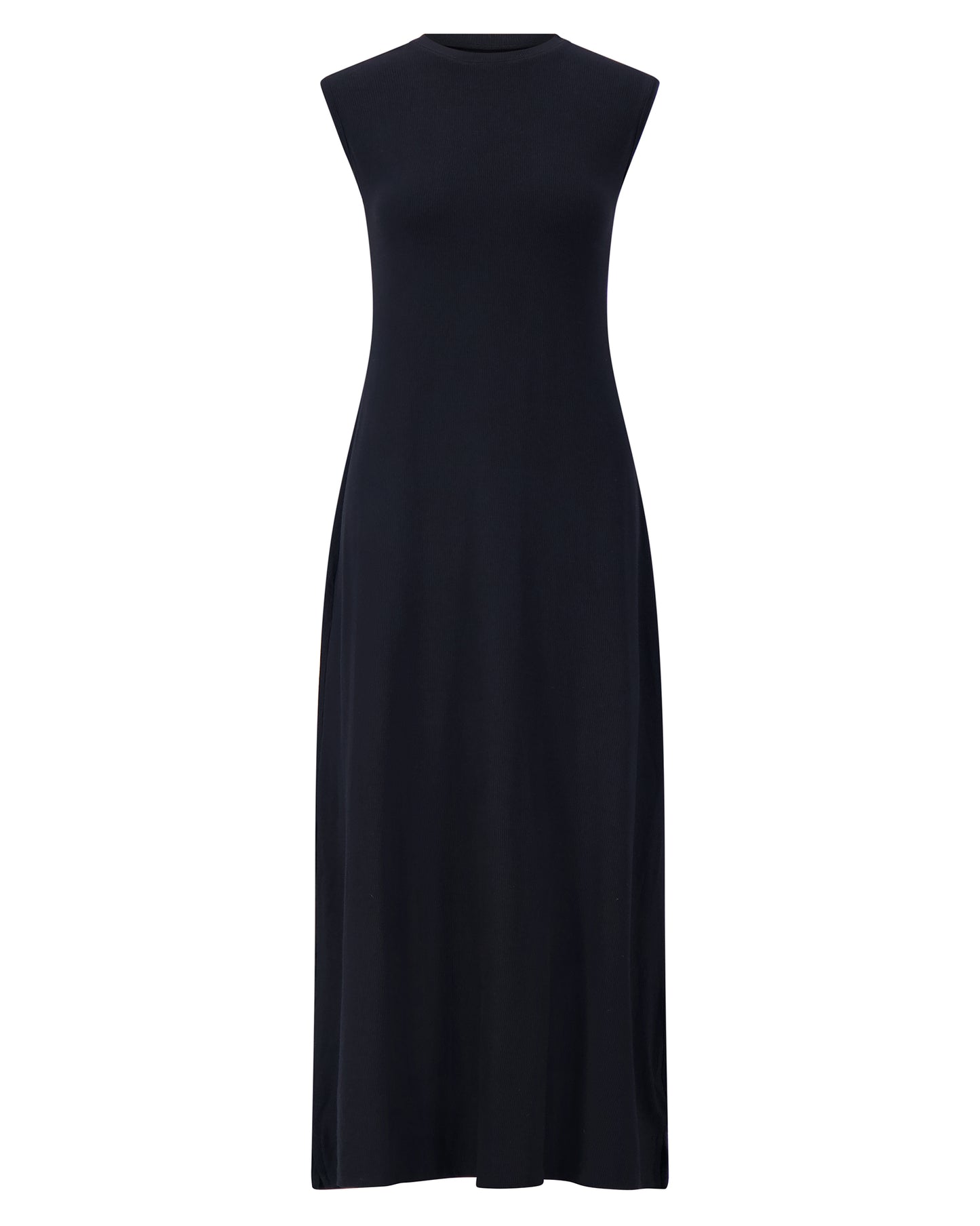 Sleeveless Rib Maxi Dress