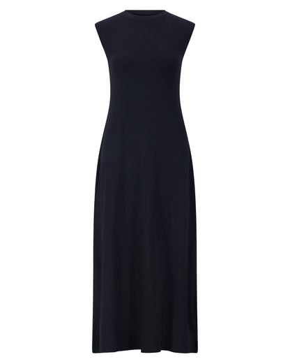 Sleeveless Rib Maxi Dress