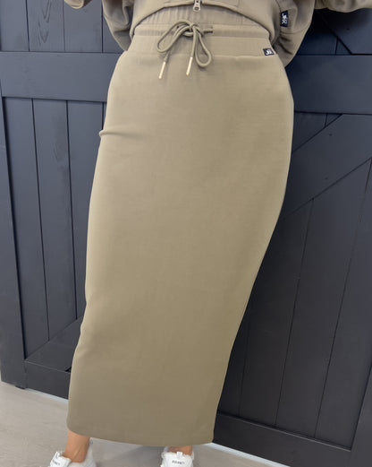 Scuba Midi Skirt