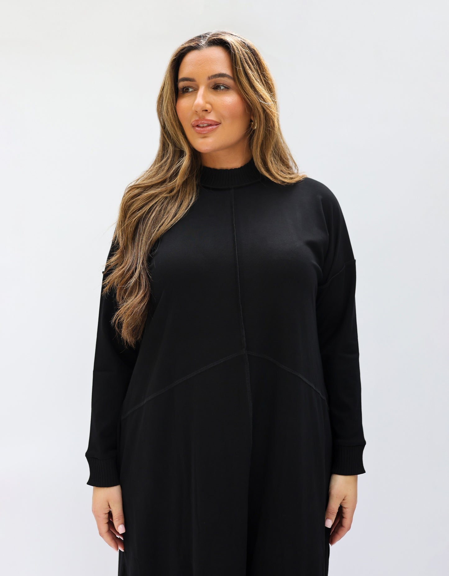 Reversed Seam Maxi Dress