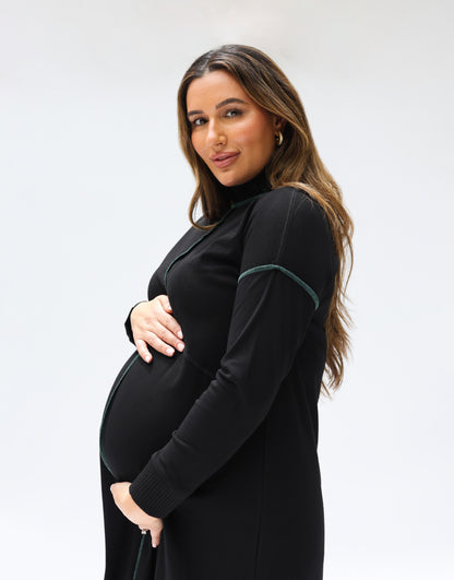 YUME Reversed Seam Maxi Dress